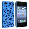 BasAcc Blue Bird Nest Rubber Coated Case for Apple iPhone 4/ 4S