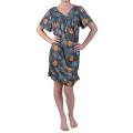 Journee Collection Women's Plus Floral Print Knee Length House Dress