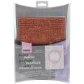 Sizzix Textured Impressions Embossing Folder & Stamp Set-Hero Arts Floral Wreath