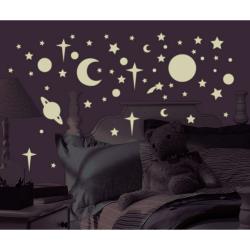 Celestial Glow in the Dark Peel and Stick Wall Decals