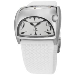 Lucien Piccard Women's 'Junior Stratosphere' White Rubber Watch