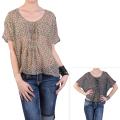T by Hailey Jeans Co. Women's Lightweight Short-sleeve Pintucked Top