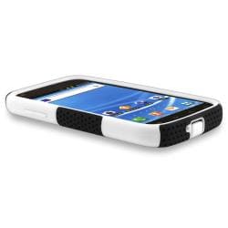 White/ Black Mesh Hybrid Case for Samsung Galaxy S II T-Mobile T989