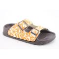 Birki's Women's Haiti Orange Sandals (Size 5)