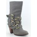 NYLA Women's Sheree Gray Boots (Size 7.5)