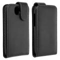 Black Leather Case for HTC Desire