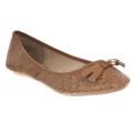 Riverberry Women's 'Quintus' Chestnut Woven Ballet Flats