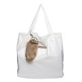See by Chloe 9S7380 N105 543 Pearl White Nylon Tote