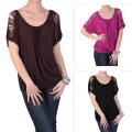 Journee Collection Women's Contemporary Plus Banded Knit Top