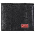 Guess Men's Genuine Leather Bifold Zipper Wallet
