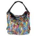 Journee Collection Women's Multi-color Weaved Tote Bag
