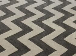 Handmade Luna Easy Care Chevron Rug (8'3 x 11')