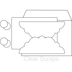 Send It Clear 4"X6" Card and Envelope-Fancy