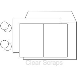Send It Clear 4"X6" Card and Envelope-Rectangle