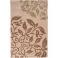 Hand-tufted Tan Damsels Rug (3'6 x 5'6)