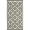 Poolside Grey/ Beige Indoor/ Outdoor Rug (2' x 3'7)