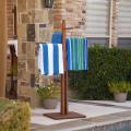 Raylen Eucalyptus Natural Oil Finish Towel Rack