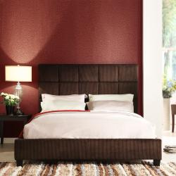 Sarajevo Chocolate Corduroy Queen-size Bed