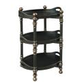 Hand-painted Distressed Brown Tray Table