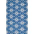 Jill Rosenwald Hand-woven Blue Faller Wool Rug (8' x 11')