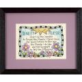 Senility Prayer Mini Stamped Cross Stitch Kit-7"X5"