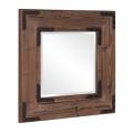 Caldwell Square Natural Wood Mirror