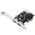BasAcc SYBA PCI-E 2-port USB 3.0 Host Controller Card