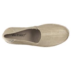Riverberry Women's 'Hot' Khaki Canvas Slip-ons
