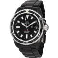 Kadloo Men's 'Ocean Date' Black Stainless Steel Automatic Watch