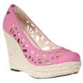Riverberry Women's 'Avenue' Fuchsia Die-cut Wedges