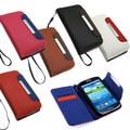 GEARONIC Flip Wallet Leather Case Cover for Samsung Galaxy S3/SIII