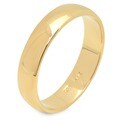 Sterling Essentials Sterling Silver Domed Wedding Band (4 mm)