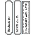 Embossing Folder Borders 1.5"X5.75" 3/Pkg-Handmade By