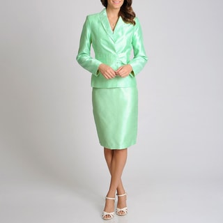 Signature by Larry Levine Women's Sea Lily Skirt Suit