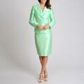 Signature by Larry Levine Women's Sea Lily Skirt Suit