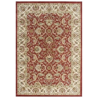 Alliyah Hand-made Soft Red Persian New Zealand Wool Rug (9' x 12')