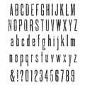Tim Holtz Large Cling Rubber Stamp Set-Tall Text