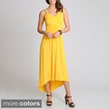 Lennie for Nina Leonard Women's Beaded Strap Maxi Dress