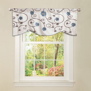 Lush Decor Blue 'Royal Garden' Valance
