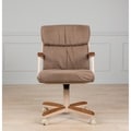 Casual Dining Cushion Swivel and Tilt Rolling Caster Chair