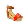 Luxury Rebel Women's 'Fern' Patent Leather Sandals (Size 9.5)