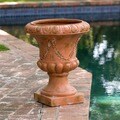 Christopher Knight Home 19-inch Green with Moss Athenian Urn Planter