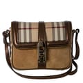 Burberry Women's 'Berkely' Haymarket Metallic Mini Crossbody