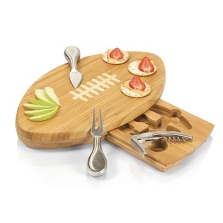 Picnic Time Quarterback Cutting Board and Tool Set
