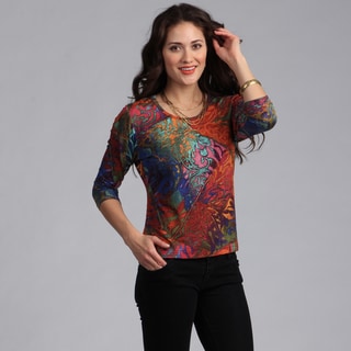 Rochelle Women's Designer Itallian Knit Top