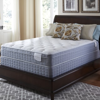 Serta Perfect Sleeper Luminous Euro Top Twin XL-size Mattress and Foundation Set