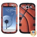 BasAcc Basketball/ Black Hybrid Case for Samsung Galaxy S III/ S3