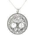 Carolina Glamour Collection Silver Celtic Tree of Life Necklace
