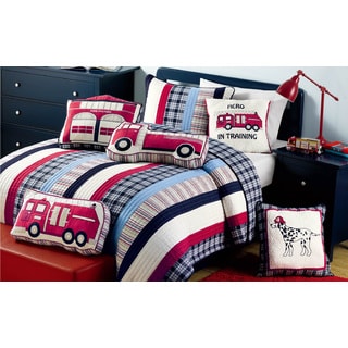 Ronnie Varsity Striped Twin size 3-piece Quilt
