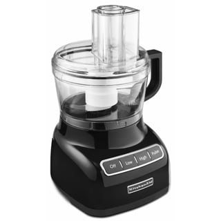KitchenAid RKFP0711OB Onyx Black 7-cup Food Processor